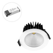 P-LED Deckeneinbauleuchte 3000K rd ws IP44 dim LC44100102 
