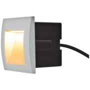 LED Wandeinbauleuchte 230V 1W 3000K si-alu 9150102 