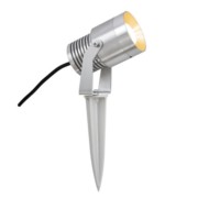 P-LED COB Spot m.Erdspieß 24VDC 10W 3000K IP65 PC 671002 alu-mt 