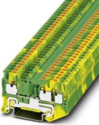 Schutzleiter-Reihenklemme 5,2mm, grün-gelb PT 2,5-TWIN-PE 