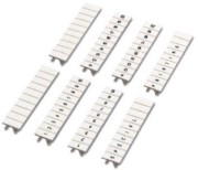 Zackband weiß, 3,5x10,5mm ZB 3,5:UNBEDRUCKT 