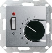 Raumthermostat Ein Aus 24V System 55 Farbe alu 039326 