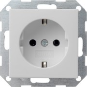 SCHUKO-Steckdose o.Kr. grau 0466015 