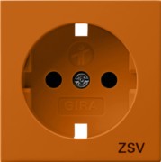 Abdeckung SCHUKO SH Orange 0984109 