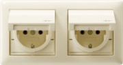 Schuko-Steckds. 2f. cws-gl komplett 115801 