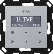 UP-Radio RDS o. Lautsprecher Alu 228426 