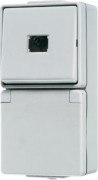 Taster-/SCHUKO-Kombination 1S 1p. 10A / 16A250V 671 W 