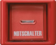 Abdeckung Glasscheibe rt für Schalter/Taster AS 561 GL 