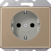SCHUKO-Steckdose gold brz 16A 250V SL 520 GB 