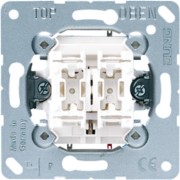 Jalousie-Wippschalter 10AX 250V Sch.1-pol. 509 VU 