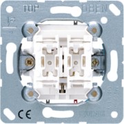 Jalousie-Wippschalter 250V 10AX Taster 1-polig 539 VU 