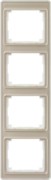 Rahmen 4-fach gold brz senkrecht SL 584 GB 