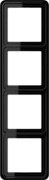Rahmen 4-fach sw waage/senkrecht CD 584 