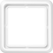 Rahmen 1-fach aws waage/senkrecht CD 581 WW 