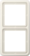 Rahmen 2-fach ws waage/senkrecht CD 582 W 