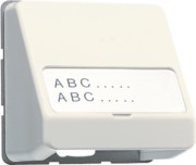 Datenanschlussgehäuse ws Schriftfeld 23x59mm 554 