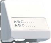 Datenanschlussgehäuse aws Schriftfeld 23x59mm CD 554 WW 