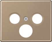 Abdeckung gold brz für SAT-TV-Dose SL 561 SAT GB 