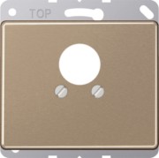 Abdeckung gold brz für 2 Kleinst.Dosen SL 562 GB 