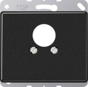 Abdeckung sw für 2 Kleinst.Dosen SL 562 
