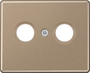 Abdeckung gold brz für Antennendose SL 561 TV GB 