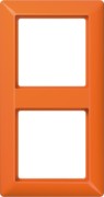 Rahmen 2-fach orange waage/senkrecht AS 582 BF O 