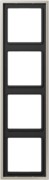 Rahmen 4-fach eds waage/senkrecht ES 2984 