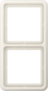 Rahmen 2-fach ws waage/senkrecht CD 582 WU W 