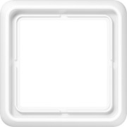 Rahmen 1-fach aws waage/senkrecht CD 581 WU WW 