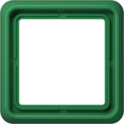 Rahmen 1-fach gn waage/senkrecht CD 581 WU 