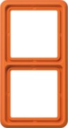 Rahmen 2-fach orange waage/senkrecht CD 582 WU O 