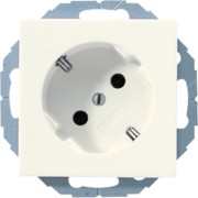 SCHUKO-Steckdose ws 16A 250V 45Grad A 520-45 KI 