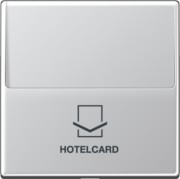 Hotelcard-Schalter alu ohne Taster-Einsatz A 590 CARD AL 