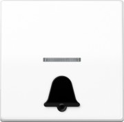 Wippe abt.Symbol KLINGEL für beleuchtb.Taster ABAS 591 K1KO5 WW 
