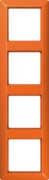 Rahmen 4-fach orange waage/senkrecht AS 584 BF O 