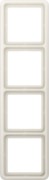 Rahmen 4-fach ws waage/senkrecht CD 584 WU W 