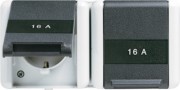 SCHUKO-Steckdose 2-fach 16A 250V 8220 NAW 