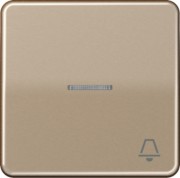 Wippe Symbol KLINGEL gold für beleuchtb.Taster CD 590 KO5K GB 