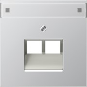 Abdeckung Schriftfeld alu für IAE/UAE-Dose AL 2969-2 NAUA 