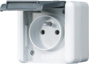 Steckdose 16A 250V 2-pol.u.E 821 FKI W 