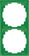Rahmen 2-fach gn waage/senkrecht CD 582 K 