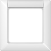 Rahmen 1-fach aws mit Schriftfeld AS 581 NA WW 