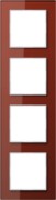 Glasrahmen 4-fach rt waage/senkrecht AC 584 GL 