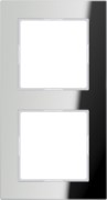 Glasrahmen 2-fach si/vers waage/senkrecht AC 582 GL SI 