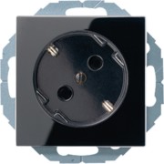 SCHUKO-Steckdose sw 16A 250V 45Grad A 520-45 KI 