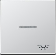 Wippe Symbol LICHT alu für Kontrollschalter A 590 KO5 L AL 