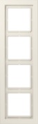 Rahmen 4-fach ws waage/senkrecht LSD 984 W 