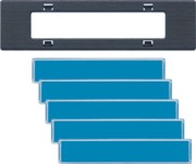Beschriftungsset aus 5 Klebeschilder AC 80 NAS 