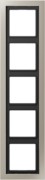 Rahmen 5-fach eds lack waage/senkrecht ESD 2985-L 