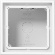AP-Kappe 1-fach aws angeformter Rahmen LS 581 A WW 